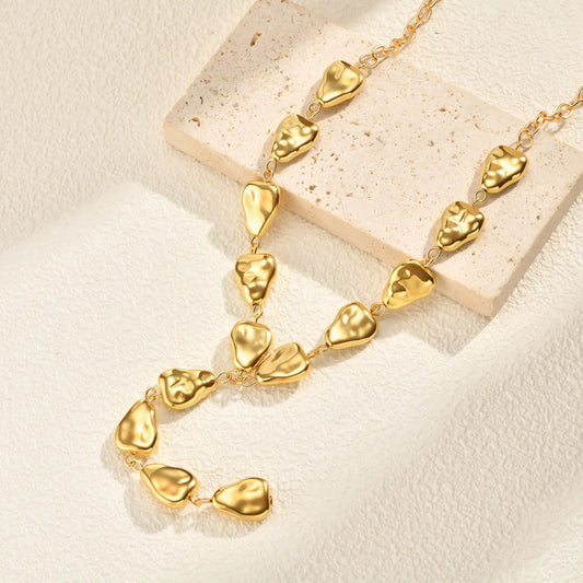 Collier en fleur de cœur