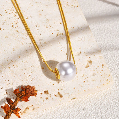 Collier Pendentif Perle