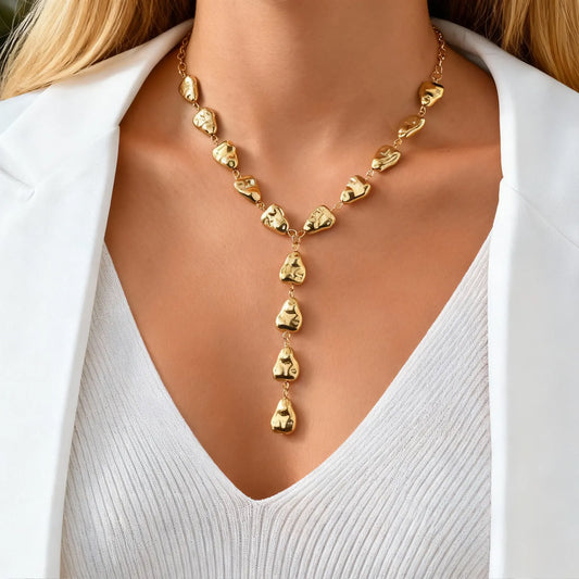 Collier en fleur de cœur