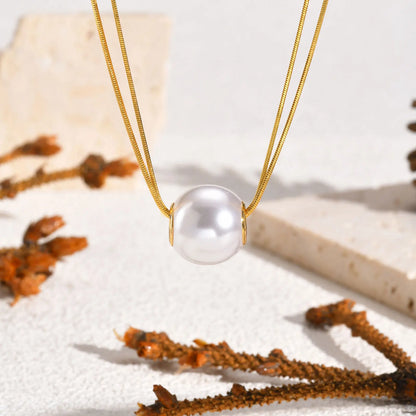 Collier Pendentif Perle